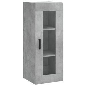 vidaXL Armoire murale gris b&eacute;ton 34,5x34x90 cm