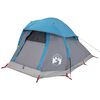 vidaXL Tente de camping &agrave; d&ocirc;me 1 personne bleu imperm&eacute;able