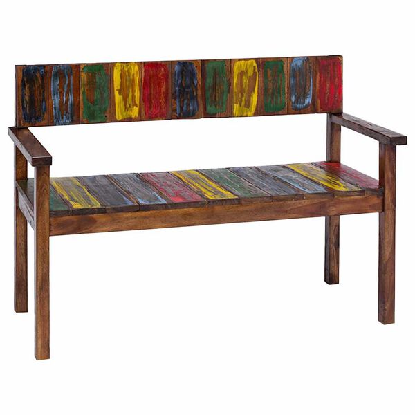 vidaXL Chaises à manger lot de 4 bois de récupération solide