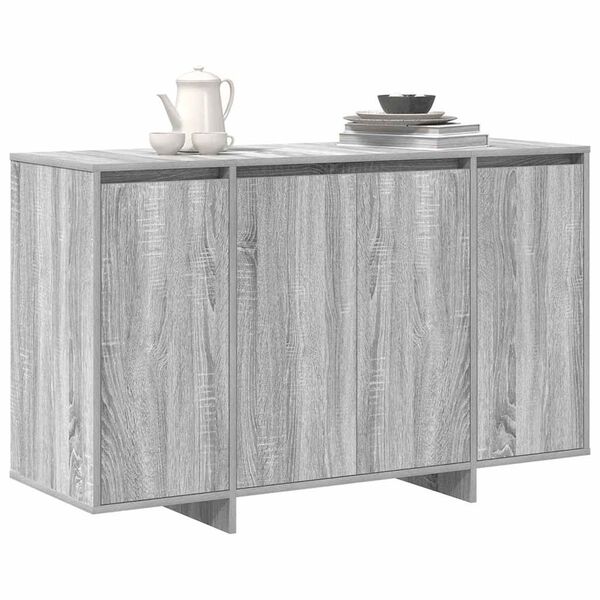 vidaXL Buffet Sonoma gris 120 x 41 x 75 cm Bois d'ing&eacute;nierie