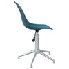 vidaXL Chaise de bureau pivotante Turquoise PP