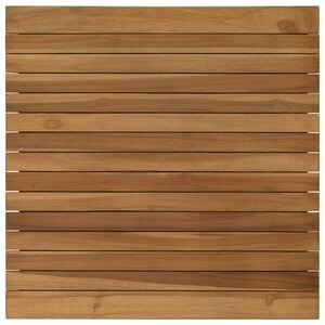vidaXL Plateau de table 60 x 60 x 3,5 cm Carr&eacute; Bois de teck massif