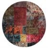 vidaXL Tapis lavable multicolore &Oslash; 200 cm antid&eacute;rapant