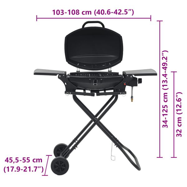 Réchaud De Camping Gaz 2 Feux ZMC - 2.5kW, Allumage Piézo, Avec 8 Cartouches Butane Et Adaptateur GPL - Mallette Incluse