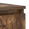 vidaXL Buffet avec tiroirs chêne fumé 100,5x35x76 cm bois d'ingénierie