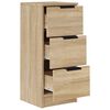 vidaXL Buffet Ch&ecirc;ne sonoma 30x30x70 cm Bois d'ing&eacute;nierie
