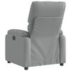 vidaXL Fauteuil inclinable Gris clair Tissu
