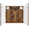 vidaXL Cabinet pour cible Bois ancien 56 x 12 x 63 cm