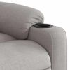 vidaXL Fauteuil inclinable &eacute;lectrique gris nuage tissu