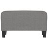 vidaXL Banc Gris foncé 70x35x41 cm Tissu