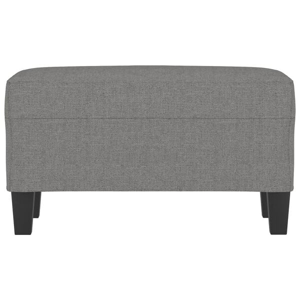 vidaXL Banc Gris foncé 70x35x41 cm Tissu