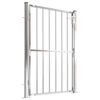 vidaXL Portail de jardin 100 x 145 cm en acier inoxydable
