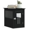 vidaXL Meuble de cage pour chiens noir 45x62x59 cm bois d'ingénierie