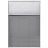 vidaXL Moustiquaire pliss&eacute;e pour fen&ecirc;tre 160 x 80 cm avec store occultant