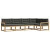vidaXL Ensemble de canap&eacute;s d'ext&eacute;rieur 4 pc Blanc et anthracite