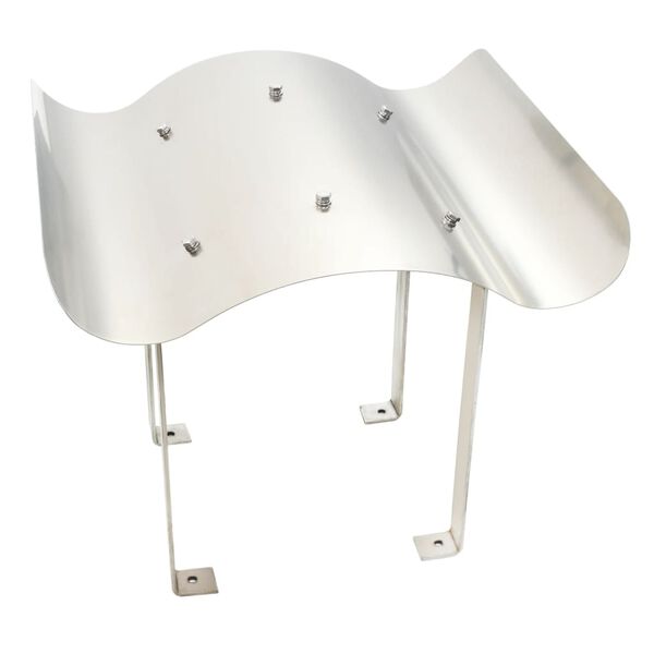 vidaXL Capot de chemin&eacute;e Acier inoxydable 50 x 50 x 37 cm