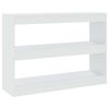 vidaXL Biblioth&egrave;que/S&eacute;parateur de pi&egrave;ce Blanc 100x30x72 cm