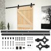vidaXL Porte coulissante 90 x 210 cm Bois de pin massif