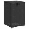 vidaXL Table de couverture de bouteille de propane noir 40x40x60 cm