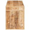 vidaXL Table d'appoint Marron 60 x 35 x 46 cm Bois de mangue massif