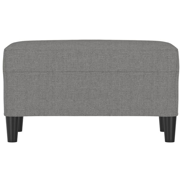 vidaXL Banc Gris fonc&eacute; 70x35x41 cm Tissu