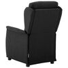 vidaXL Fauteuil inclinable Noir Tissu