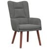 vidaXL fauteuil Gris fonc&eacute; 63 x 67 x 94 cm Velours