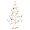 vidaXL Arbre de No&euml;l en bois Naturel 180 cm Bois massif en pin