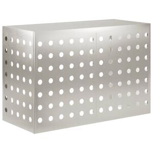 vidaXL Housse de climatiseur Argent&eacute; 90 x 40 x 60 cm Acier inoxydable