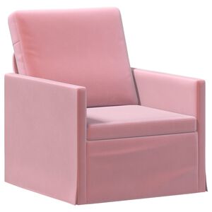 vidaXL Canap&eacute; simple Rose 70 x 81 x 82 cm Velours (V)