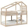 vidaXL Lit superpos&eacute; sans matelas 80x200 cm bois de pin massif