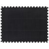 vidaXL Carreau de sol en caoutchouc noir 12 mm 90x120 cm