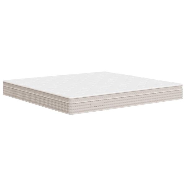 vidaXL Matelas &agrave; ressorts ensach&eacute;s moyen 200x200 cm