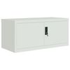 vidaXL Classeur gris clair 90x40x40 cm acier