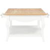 vidaXL Table basse Blanc 110 x 60 x 40 cm MDF
