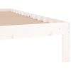 vidaXL Cadre de lit sans matelas blanc 90x190 cm