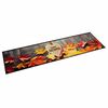 vidaXL Tapis de cuisine lavable impression d'automne 60x300 cm velours