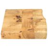 vidaXL Dessus de table 120x40x2,5cm bord vif bois massif manguier brut