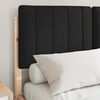 vidaXL Cadre de lit avec t&ecirc;te de lit rembourr&eacute;e Noir 120 x 190 cm