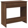 vidaXL Bureau ch&ecirc;ne marron 80x40x75 cm bois d'ing&eacute;nierie