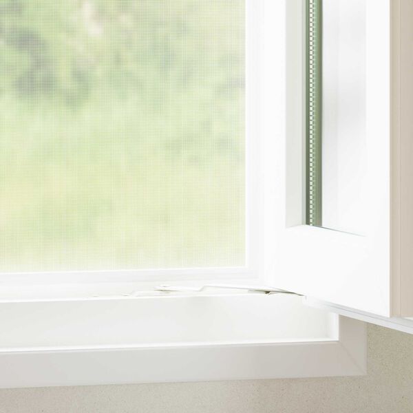 vidaXL Moustiquaire Blanc 100 x 2000 cm Fibre de verre