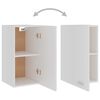 vidaXL Armoire suspendue "Lyon" Blanc 29,5 x 31 x 60 cm Bois d'ing&eacute;nierie