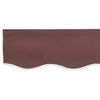 vidaXL Toile de rechange pour auvent Marron 330 x 195 cm Polyester