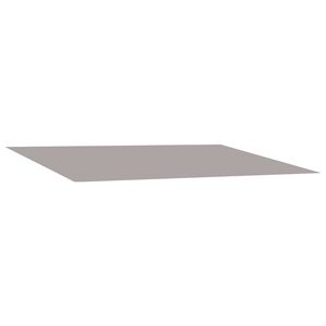 vidaXL Toile de rechange pour auvent Gris clair 500 &times; 300 cm Polyester