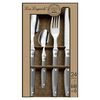Lou Laguiole Ensemble de couverts 24 pcs Comptoir Gris