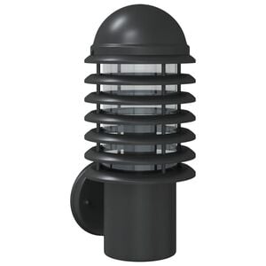 vidaXL Applique murale d'ext&eacute;rieur noir acier inoxydable