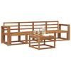 vidaXL Ensemble de canap&eacute;s d'ext&eacute;rieur 5 pcs Naturel