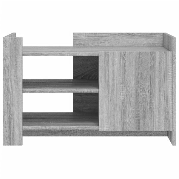 vidaXL Table basse sonoma gris 80x50x50 cm Bois d'ing&eacute;nierie