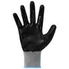 vidaXL Gants de Travail 12 pcs Gris et Noir 9 / l Polyester
