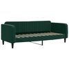 vidaXL Lit de jour avec matelas vert fonc&eacute; 80x200 cm velours